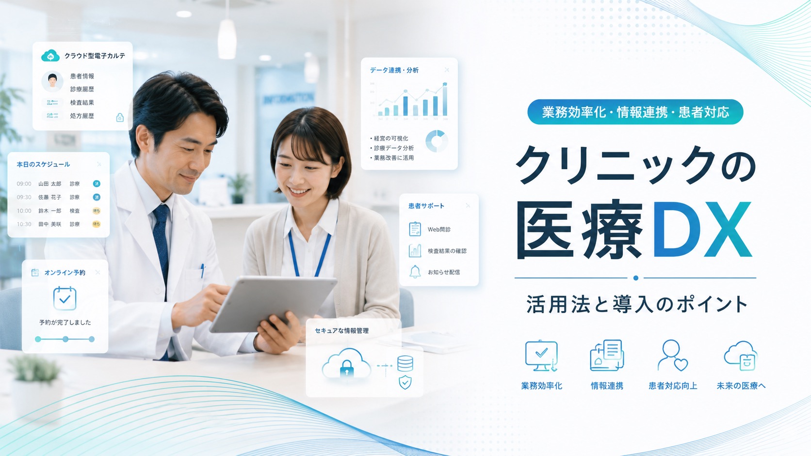 医療DXとは?クリニックへの活用方法を徹底解説