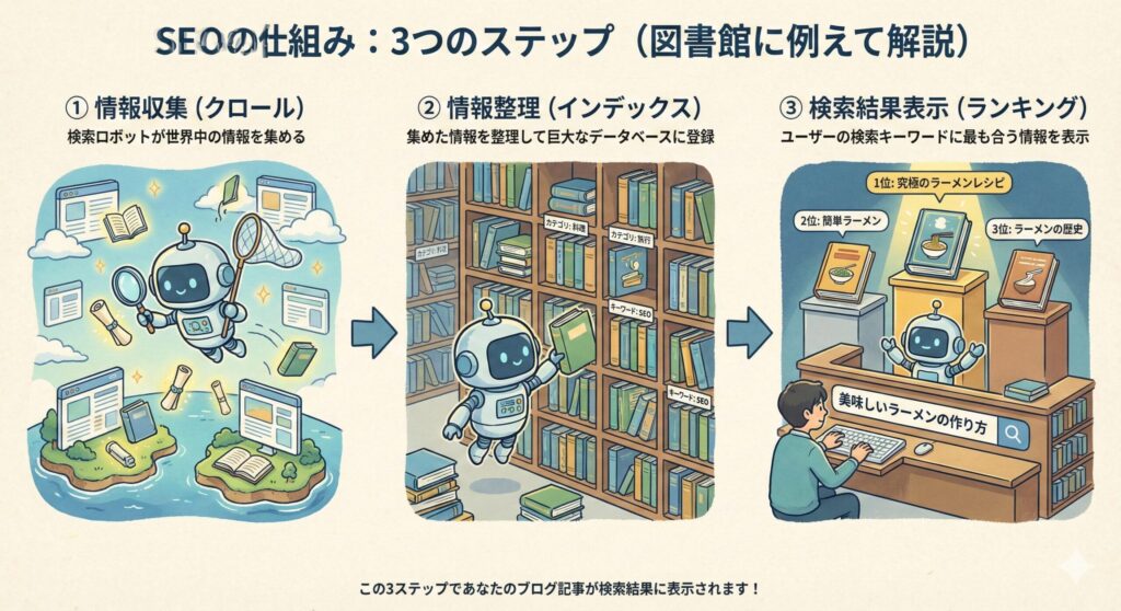 Google検索エンジンの仕組みと評価基準（E-E-A-T）
