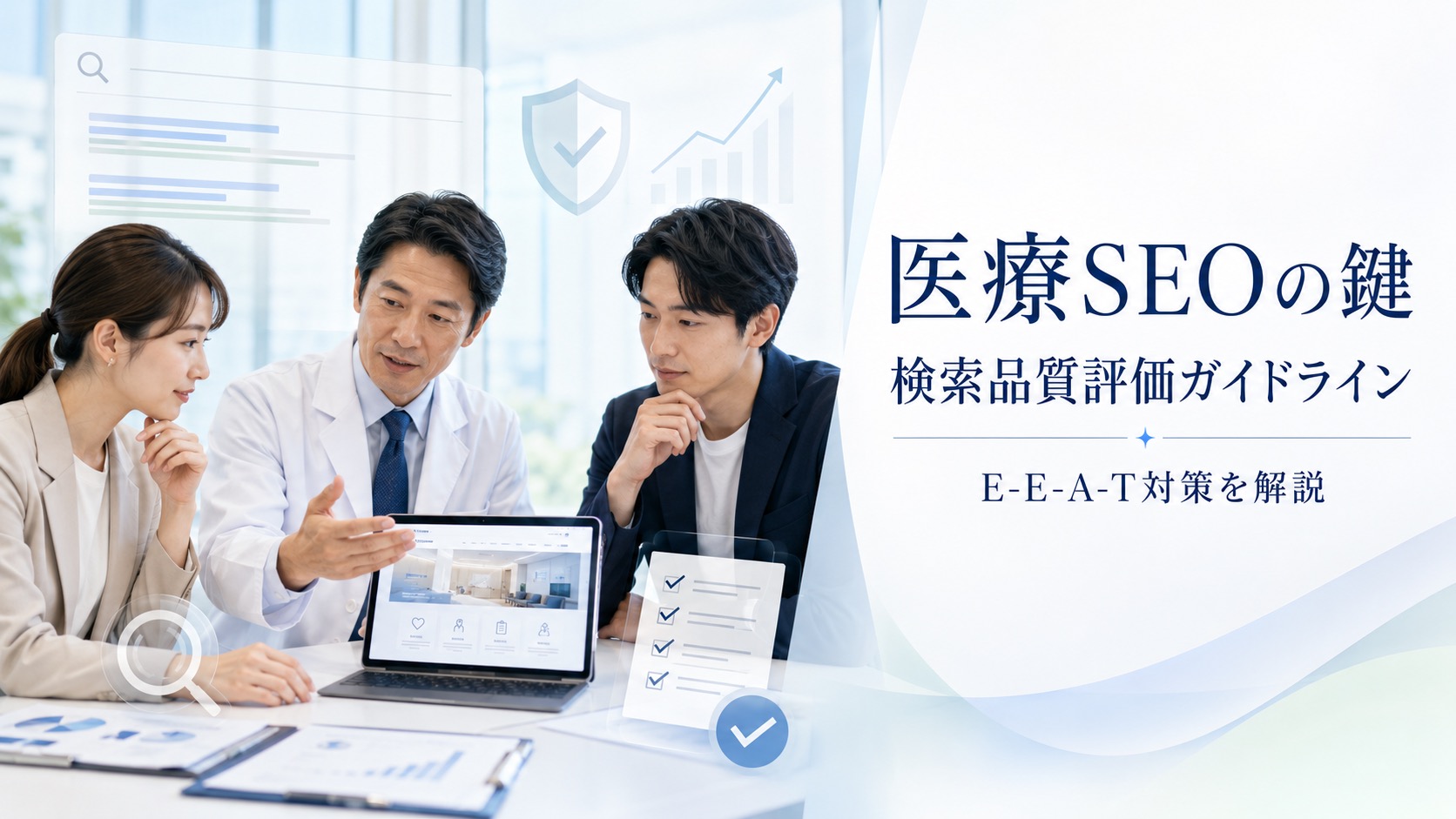 医療SEOの鍵「検索品質評価ガイドライン」とは?E-E-A-T対策を解説